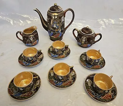 Buy Rare 16 Piece Betson China Tea Set Victora Service Hand Painted God Fortune 1920 • 242.42£