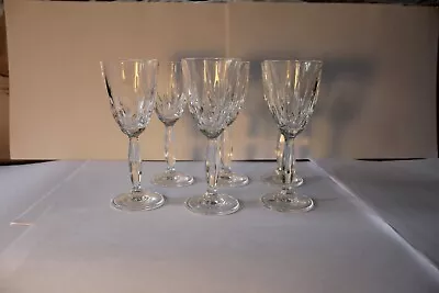 Buy Vintage Crystal Sherry Glasses Set Of 6 • 12£