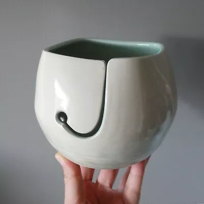 Buy Yarn Wool Bowl Knitting Crochet Studio Crafted Art Pottery Stroud Cotswolds • 29.99£