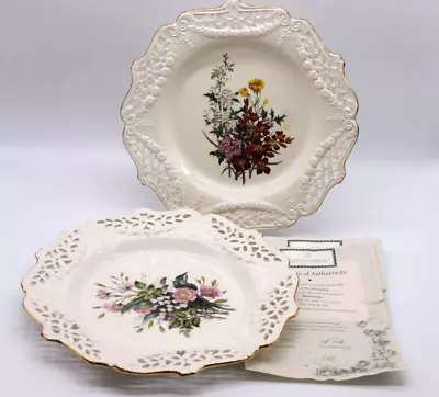 Buy ROYAL CREAMWARE The Bradford Exchange Set Of 2 Plates Buttercups & Wild Roses • 4.99£