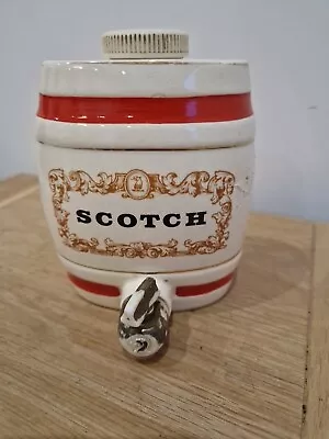 Buy Vintage Wade Pottery 1960s Scotch Spirit Decanter / Barrel Empty • 9£