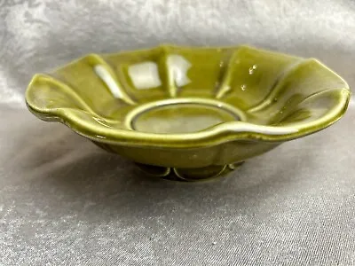 Buy McCoy USA Bowl Candy Dish Snacks Green Scalloped Vintage • 9.31£