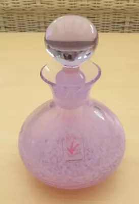 Buy CAITHNESS GLASS - PERFUME FLASK - B002 ROSE - Boxed, Unused • 12.50£