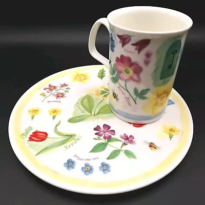 Buy Roy Kirkham - Summer Flowers - Cup & Saucer Set - Floral - Fine Bone China  • 12.99£