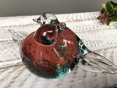 Buy Signed Phonecian Maltese Glass Lovebirds Paperweight  • 20£
