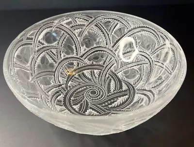 Buy Lalique Frosted Pinsons Bowl 1 Of My 400+ Lalique Listings • 157.50£
