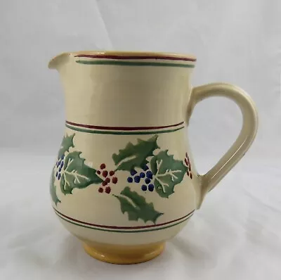 Buy Nicholas Mosse Pottery Medium Holly & Ivy Jug Pitcher 6-1/2  Hand Made Ireland • 69.85£