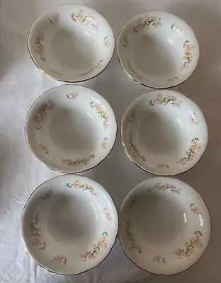 Buy Set Of 6 Duchess Honeysuckle Bone China 16cm Sweet/Breakfast Bowls • 7£