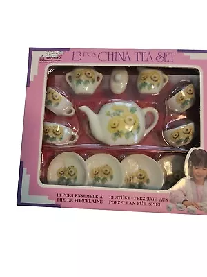 Buy Vintage 13 Piece Kids Porcelain China Tea Set • 20.50£