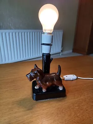 Buy Rare Beswick Scotty Dog Vintage Table Lamp • 80£