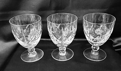Buy Vintage - 3X  BRIERLEY - WINCHESTER - WATER GLASSES - 2 Signed On Bottom • 9.99£