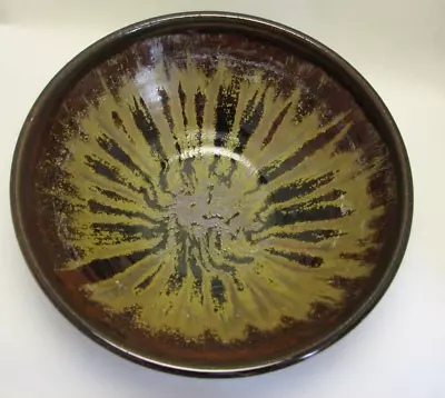 Buy Christopher Brewchorne Dowlish Pottery  High Iron Glazed Bowl, Marked, 17cm • 30£