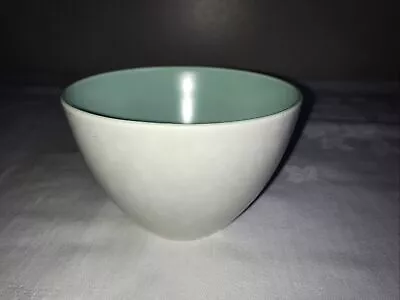 Buy Vintage Poole Pottery Twintone Ice Green Seagull Grey Sugar Bowl • 2.99£