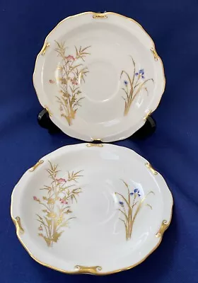 Buy Royal Crown Derby Devonshire Saucers 14cm Set Of 2 1957 1st Quality Replacements • 9.99£