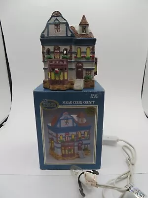 Buy 1996 Dickens Collectables Sugar Creek Country Porcelain Ceramic Lighted House • 8.40£