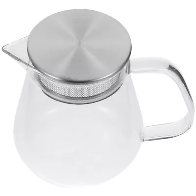 Buy  Glass Teapot Stainless Steel Make Infuser For Loose Chinese Cups • 16.18£