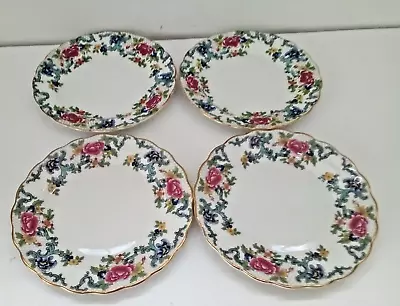 Buy Booths Royal Doulton Floradora Side  Plates X4 D17cm Vintage • 15£