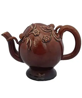 Buy Antique Brameld Mortlocks Cadogan Rockingham Glazed Pottery Teapot Ca 1830 • 110£