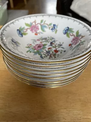 Buy Aynsley Pembroke Pattern 8 Cereal / Dessert Bowls 17cm  1st Quality • 85£