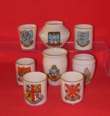 Buy GOSS Crested China Job Lot (8) Selsey,Holyhead,Kingston,Dartmouth,Port Talbot • 8.99£