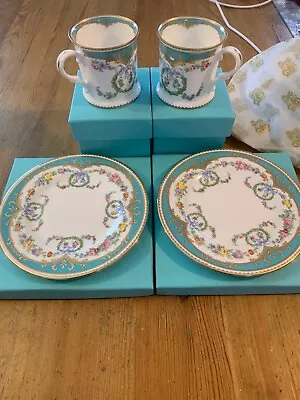 Buy Royal Collection Great Exhibition Fine Bone China Mugs And Side Plates • 75£