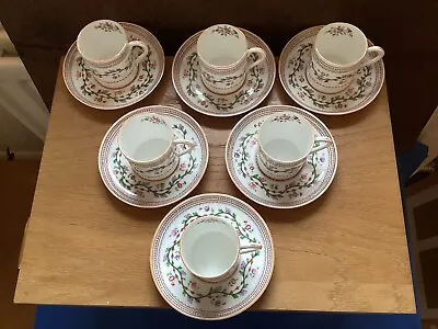 Buy Set Of 6 Copelands Grosvenor China Demitasse Coffee Cans And Saucers. • 30£