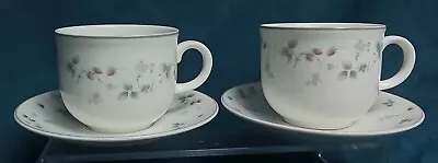 Buy Royal Doulton Strawberry Fayre -   2 X Tea Cups And Saucers • 14.95£