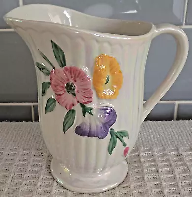 Buy Maling Ware Lustre Glaze Floral Ceramic Jug - Art Deco Style • 10£