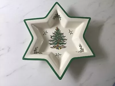 Buy Spode Pottery - Chritmas Tree Star  - Large Serving Bowl • 20£
