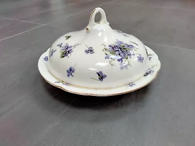 Buy Hammersley (Stoke) - Victorian Violets Lidded Serving Bowl / Dish - Bone China • 14£