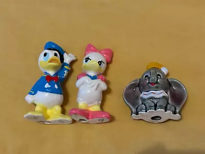 Buy Dumbo, Donald & Daisy Duck - Vintage Disney Japan - Miniature Ceramic Figurines • 12.50£