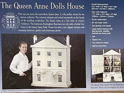 Buy Queen Anne Dolls House By Dolls House Emporium - Unassembled In Original Boxes • 490£