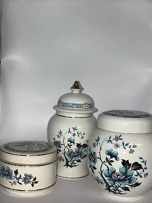 Buy Vintage Sadler  Pottery Tea Caddy Ginger Jar And Trinket Box • 20£