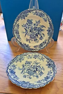 Buy Crown Ducal Bristol Ironstone Plate & Saucer. Asiatic Design Fully Hallmarked • 19.99£