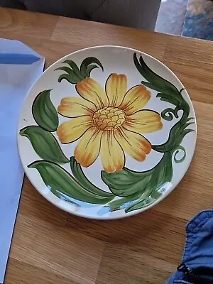 Buy Wade Royal Victoria Sunflower Hand Painted Plates C1940 9.5” Pottery FREEP&P • 5£