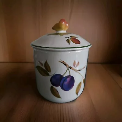Buy Royal Worcester Evesham Vale Pottery Storage Jar Pot  • 15£