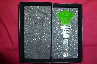 Buy Rosenthal Versace Glass Bottle Stopper Green  Brand New & Boxed Just REDUCED • 44.50£