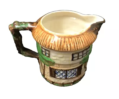 Buy Beswick Milk Jug Ceramic Decorated Cottage Ware Hand Painted 10cm Tall • 1.99£