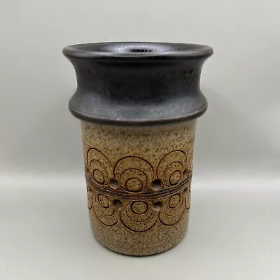 Buy Vintage Impressed Design Jersey Pottery Posy Vase 10.5 Cm High Studio Pottery • 9.99£