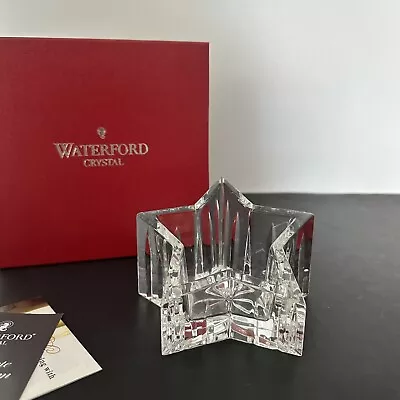Buy Waterford Crystal Star Votive 108044 Celebrate The Season • 32.62£