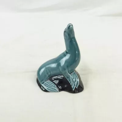 Buy Poole Pottery England Blue Seal Sealion Ornament • 4.95£