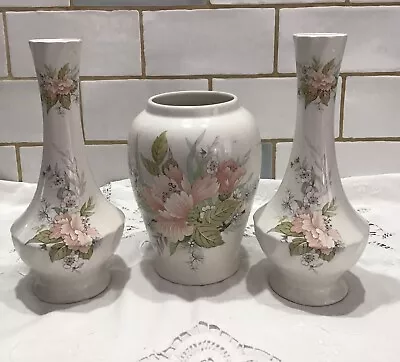 Buy Staffordshire Melba Ware Vases Vintage • 5£