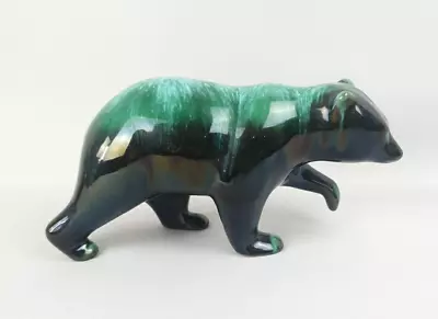 Buy Vintage Blue Mountain Polar Bear Art Pottery Canada Drip Glaze Animal Figurine • 19.99£