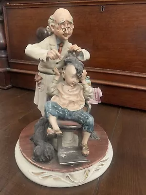 Buy Capodimonte Figurine Boy At Hairdressers • 89£