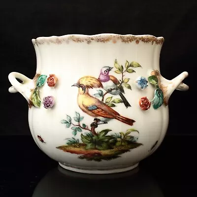 Buy Helena Wolfsohn Dresden Porcelain Cache Pot Jardinière With Augustus Rex Mark • 75£