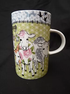 Buy Mug. At Home With Ashley Thomas. Colourful Cows. Fine China. Tall. • 7.50£