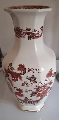 Buy Vintage Large Mason's Mandalay Red Pattern Vase 12  Tall Ironstone  • 34.99£
