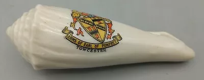 Buy Crested China Shell - Arms Of Earl Of Pomfret Towcester VGC • 5.99£