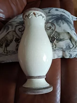 Buy Laura Ashley Home Roman Amphern Vase Distressed Cream 14  Very Heavy  • 9.99£