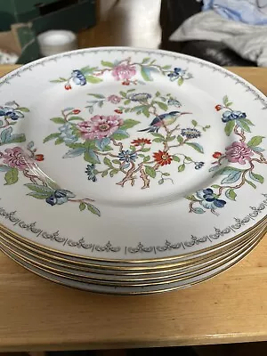 Buy Aynsley Pembroke Pattern 6 Large Dinner Plates 26.75  1st Quality. • 59.99£